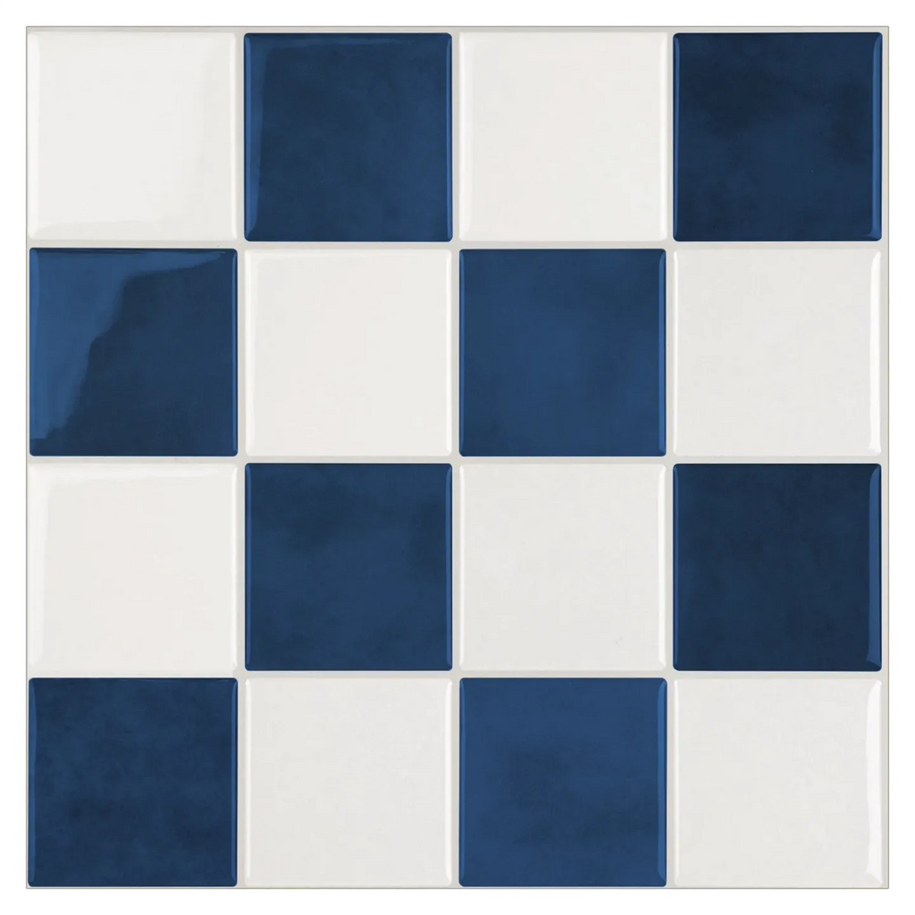 Revestimento 3D Autocolante - Azul Retrô