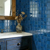Revestimento 3D Autocolante - Azul Quadra