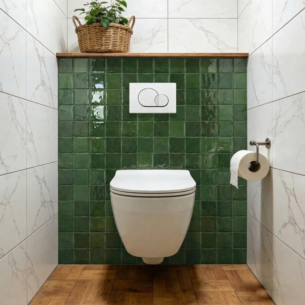Revestimento 3D Autocolante - Verde Quadra